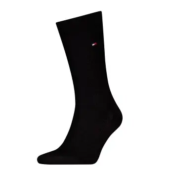 Tommy Hilfiger Tommy Hilfiger Strømper Premium Basket Wool Socks Svart Str 39/40 Herre