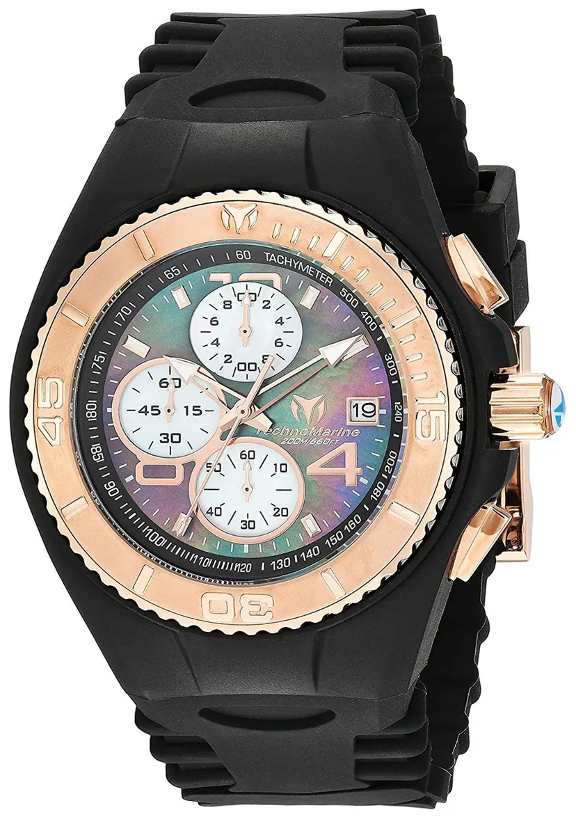 Technomarine Technomarine Herreklokke TM-115350 Cruise Jellyfish Sort/Gummi Ø46 mm