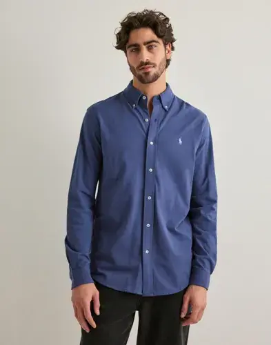 Polo Ralph Lauren Polo Ralph Lauren Lsfbbdm5-long Sleeve-knit Hverdagsskjorter Blå