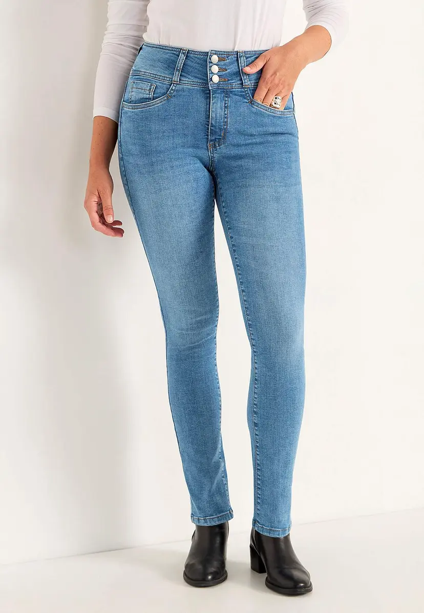 Cellbes of Sweden Smale jeans med høy midje - tre lengder Jennifer