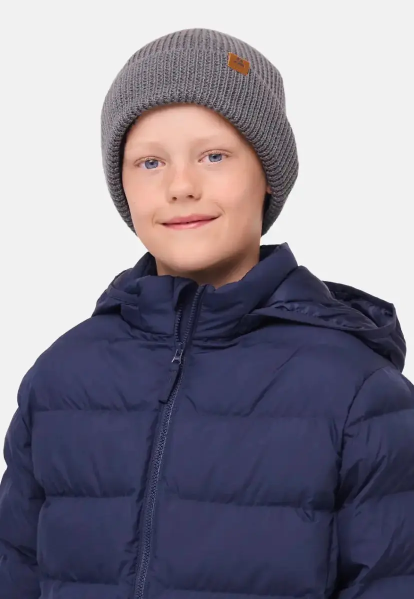 DANISH ENDURANCE MERINO FLEECE HUE TIL BØRN fra DANISH ENDURANCE, Grå