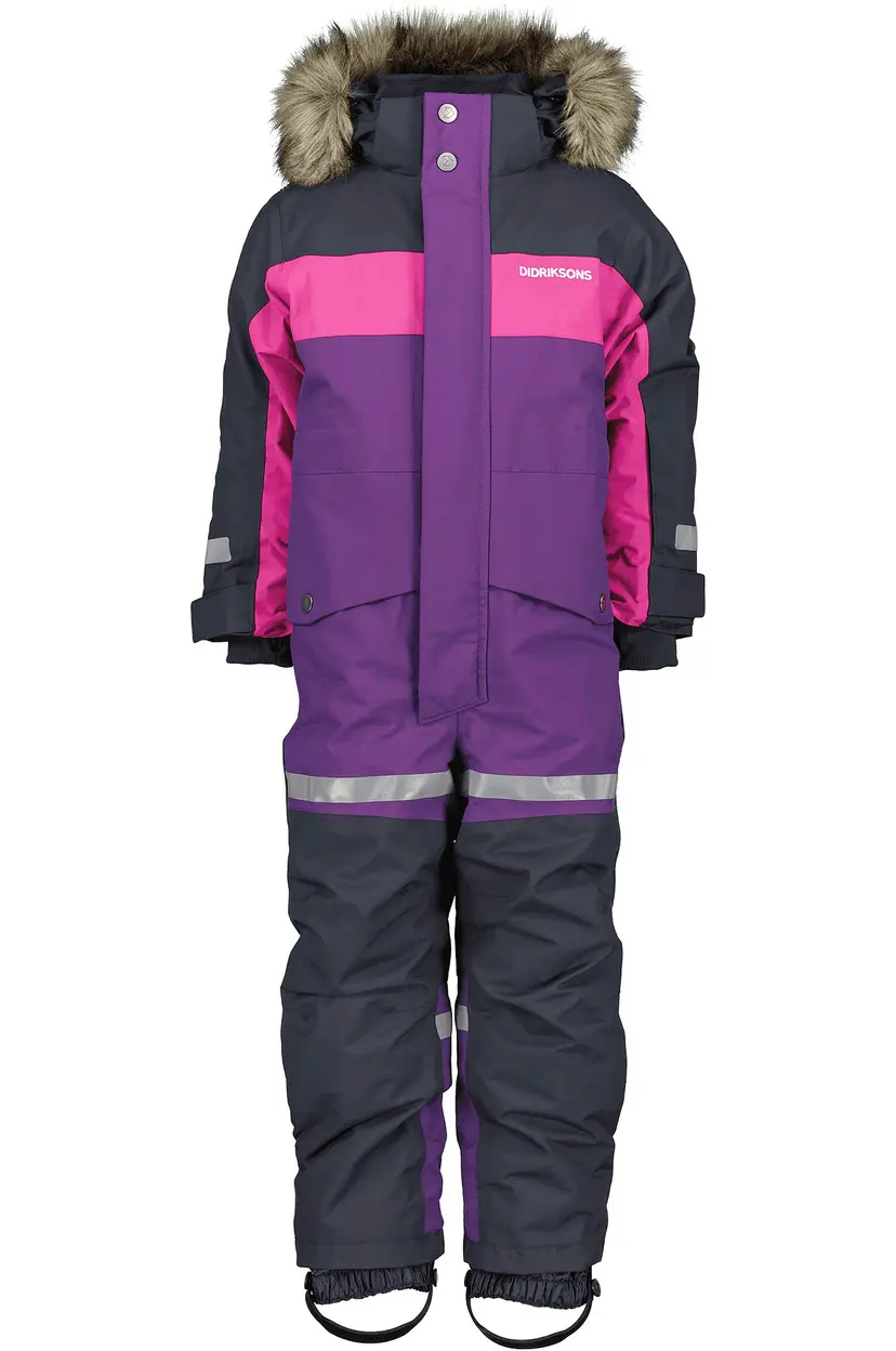 Didriksons Vinter-overall Bjärven Kds Cover 3 - Lilla
