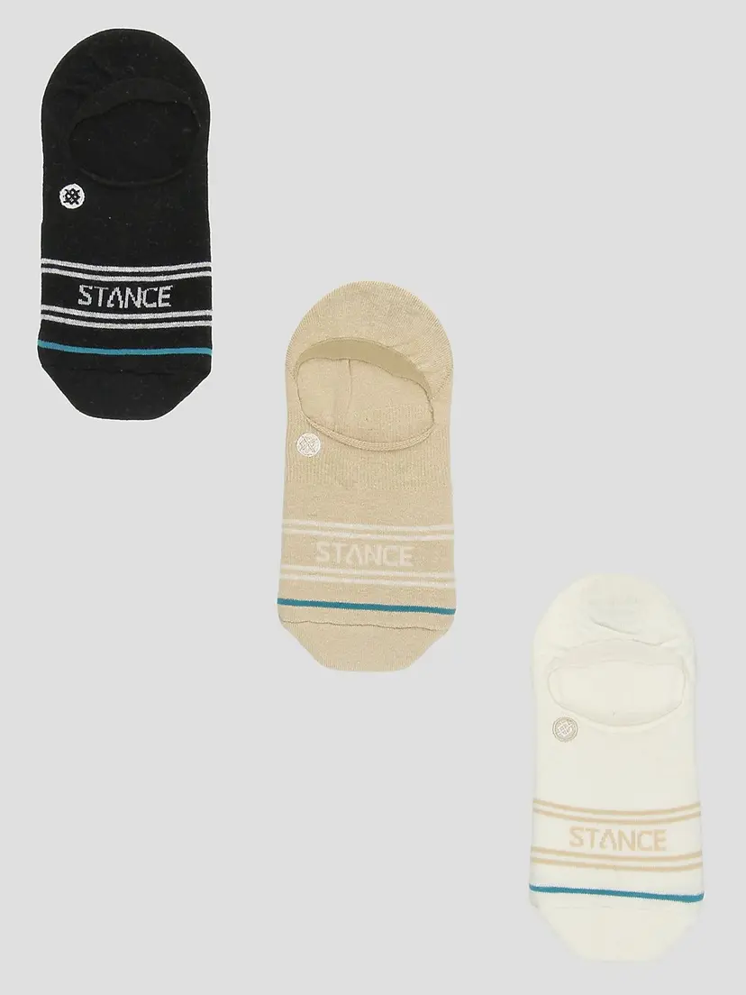 Stance Stance Basic 3 Pack No Show Socks mønster