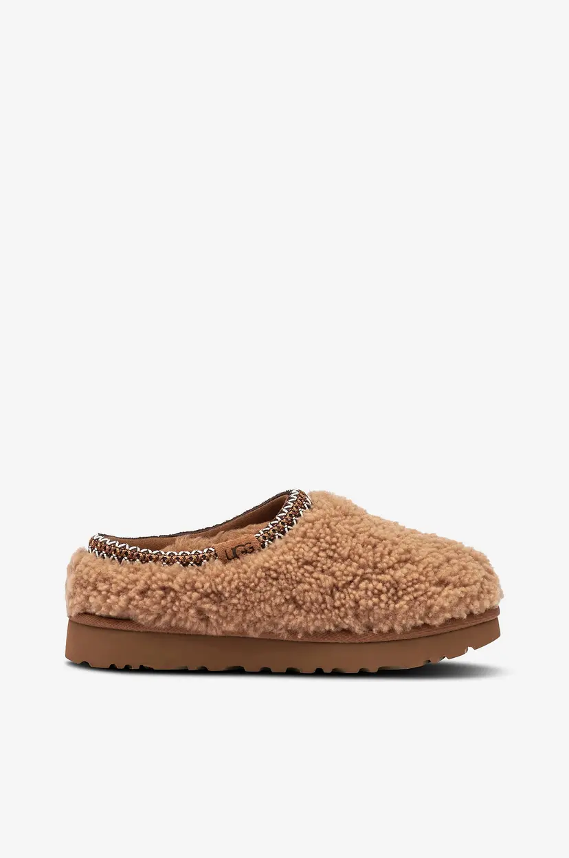 UGG Tøfler W Tasman Maxi Curly - Beige