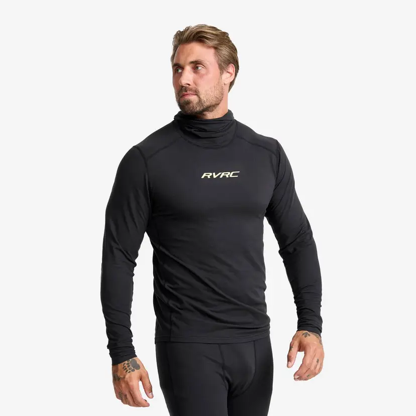 RevolutionRace Downhill Base Layer Balaclava Top Herre Black