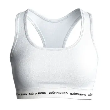 Björn Borg Björn Borg BH Logo Soft Top Hvit bomull Dame