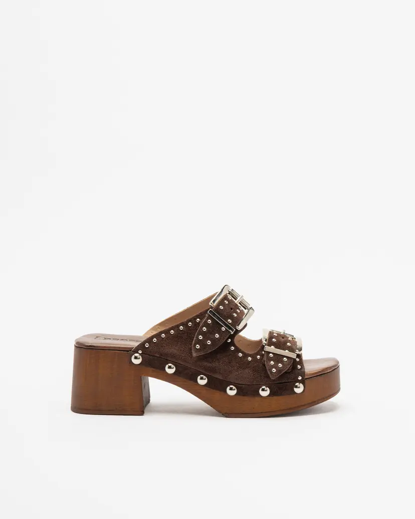 Dropp Dropp PAOLA Brown Clogs