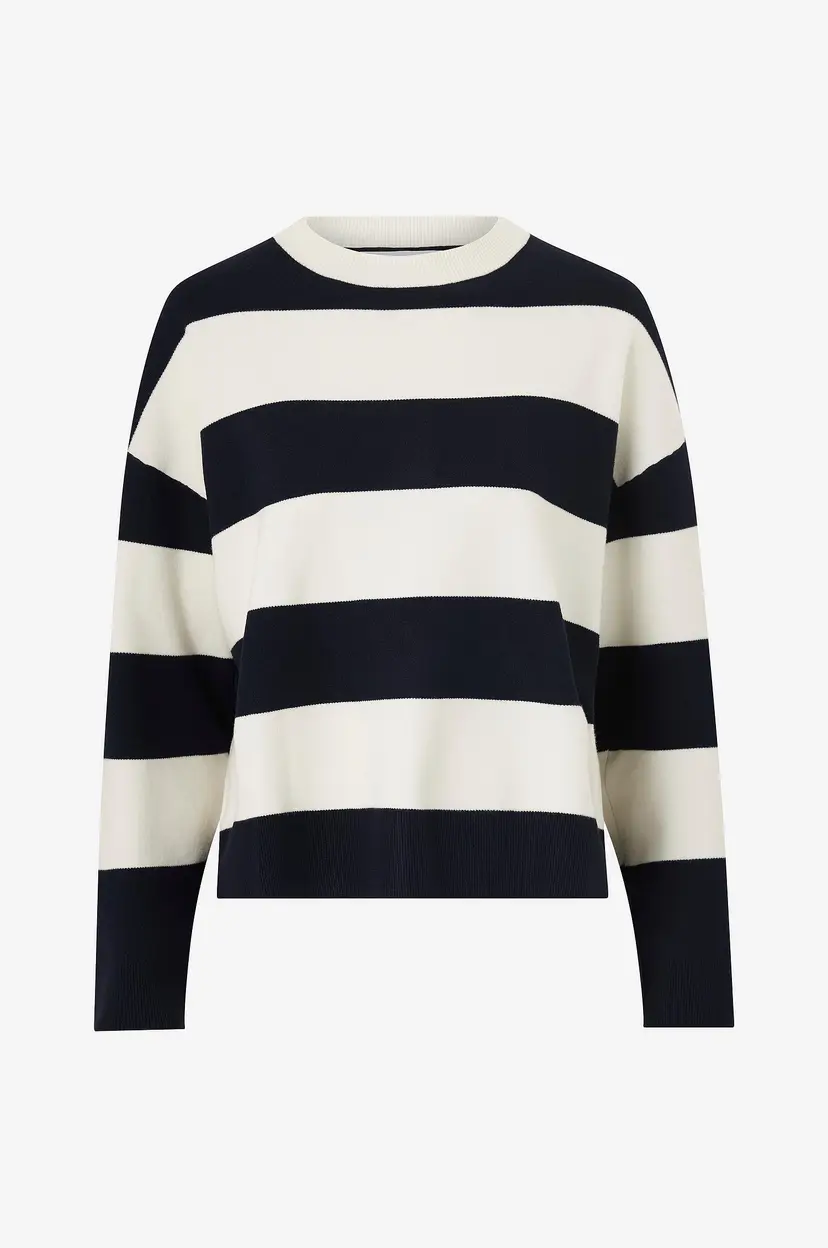 Mango Genser Sweater Lotuini - Blå