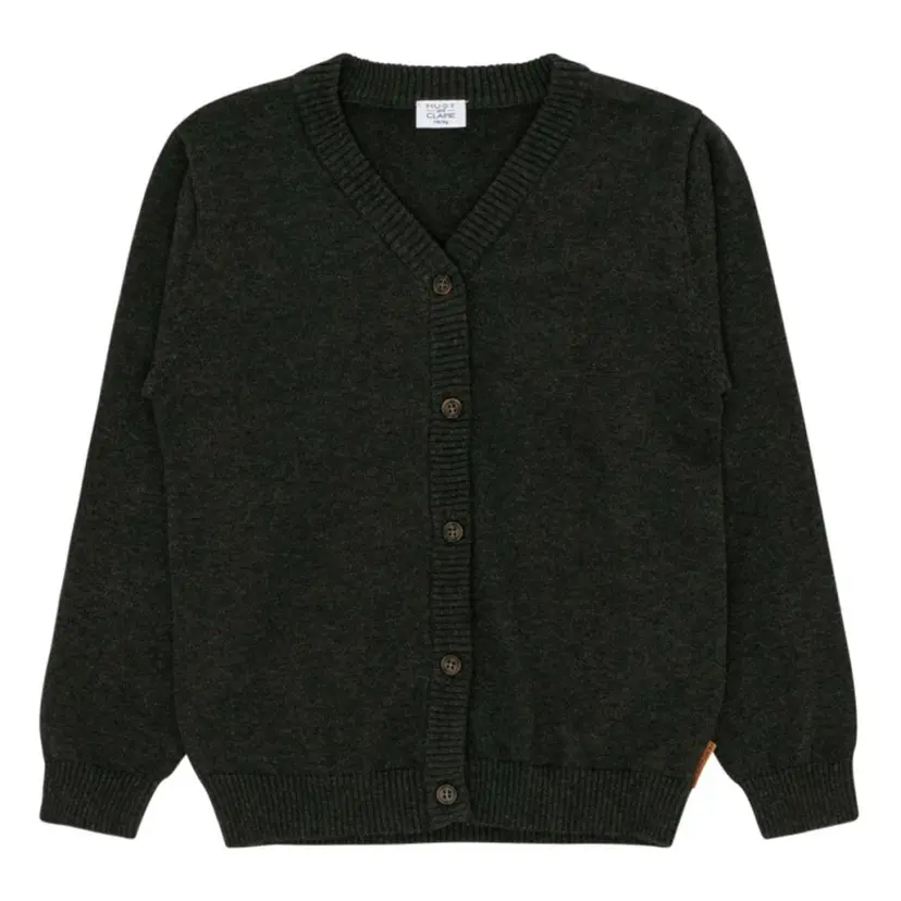 Hust and Claire Hust and Claire - Cardigan Carsten Dark Grey Melange