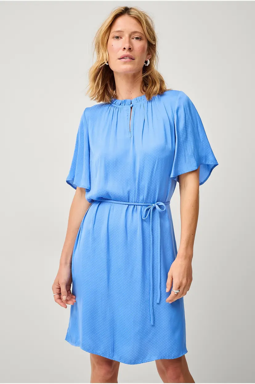 Saint Tropez Kjole Brianasz Flared Dress - Blå
