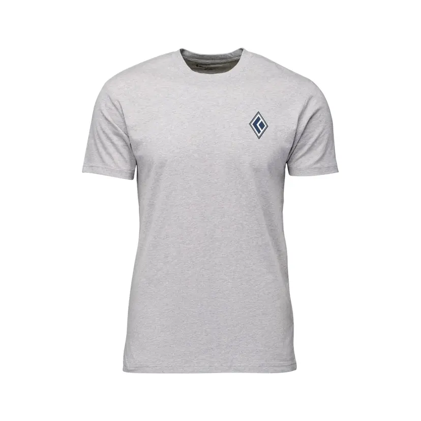 Black Diamond Black Diamond M Heritage Alpinist Ss Tee Nickel Heather
