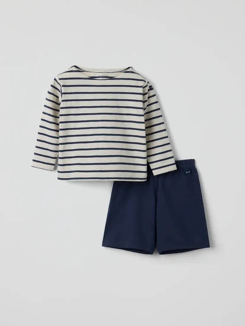 Polarn O. Pyret Sett med genser og shorts