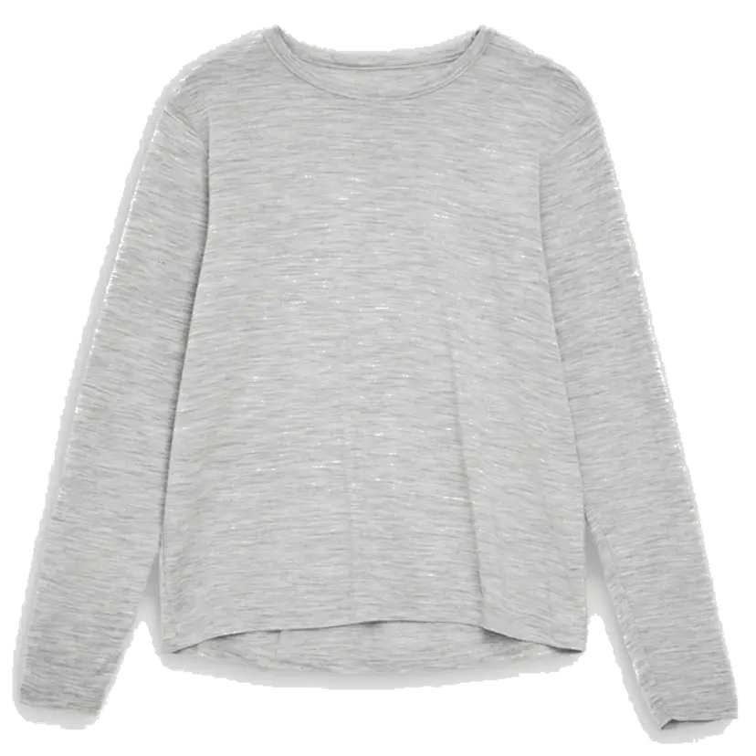 Tufte Wear Tufte Wear W's Clover Merino Long Sleeve Mid Grey Melange