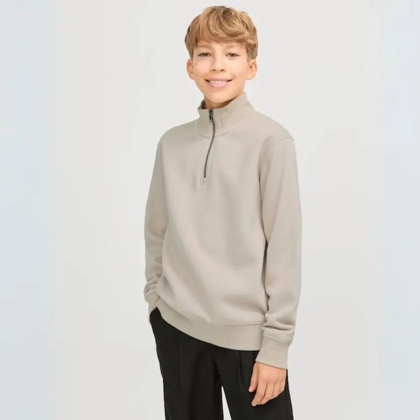 Jack & Jones Jack & Jones - Genser Sweat Halfzip Soho Moonbeam