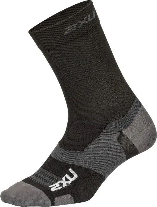 2Xu 2XU Vectr Light Cushion Crew Sock Black/Titanium