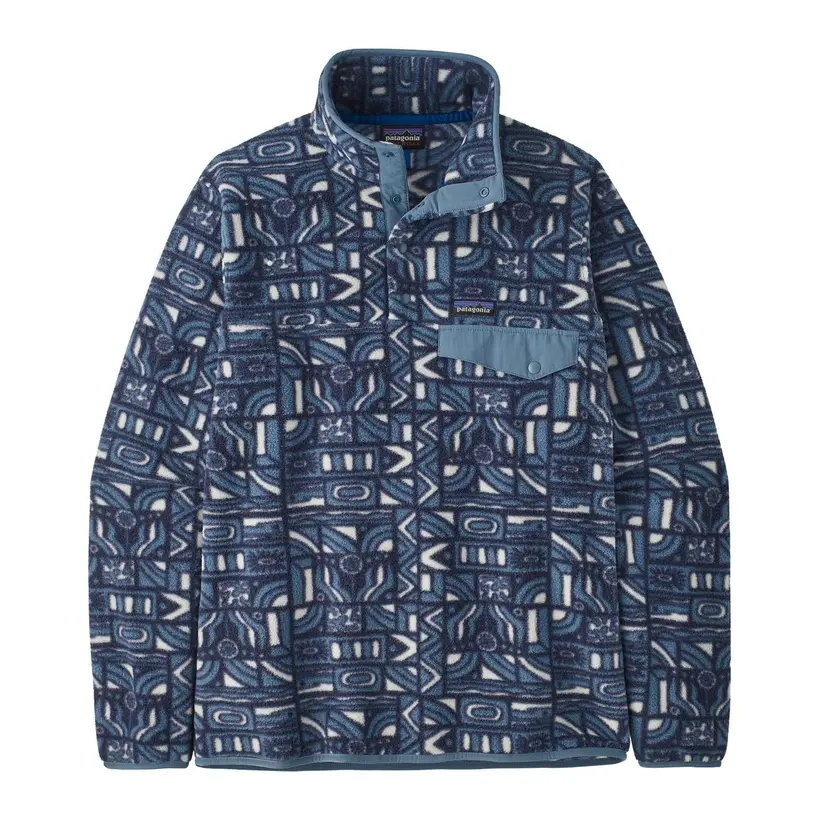Patagonia Patagonia M's LW Synch Snap-T P/O New Visions: New Navy