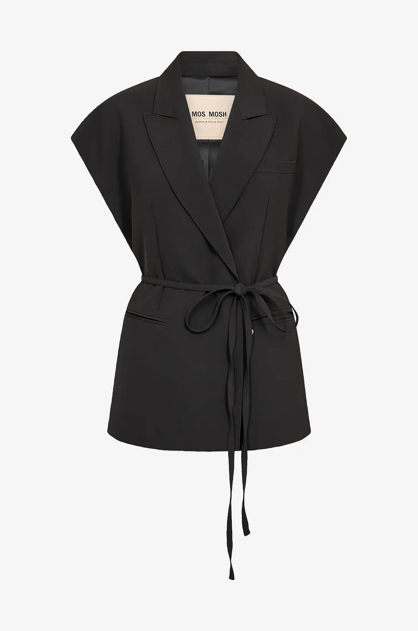 Mos Mosh Vest MMLucine Miley Vest - Svart
