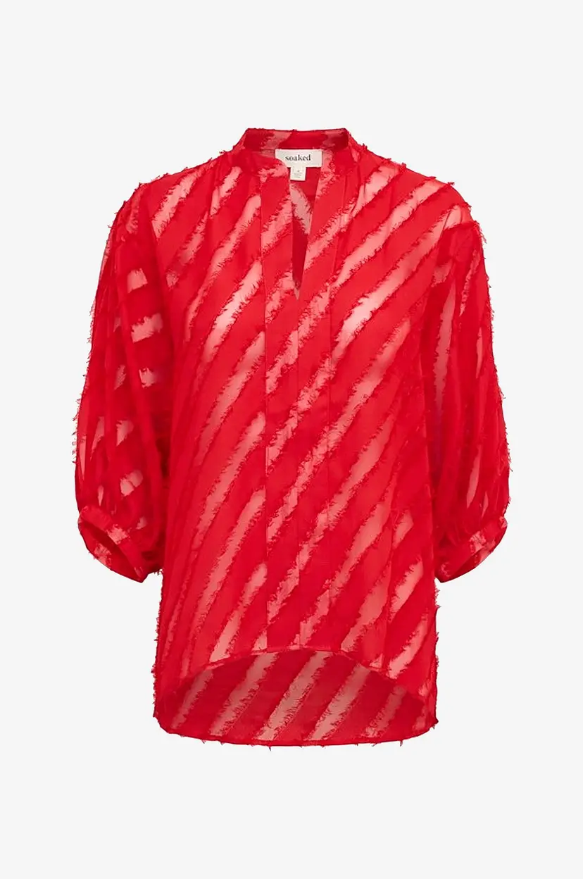 Soaked In Luxury Bluse slColete Amily Blouse 34 - Rød