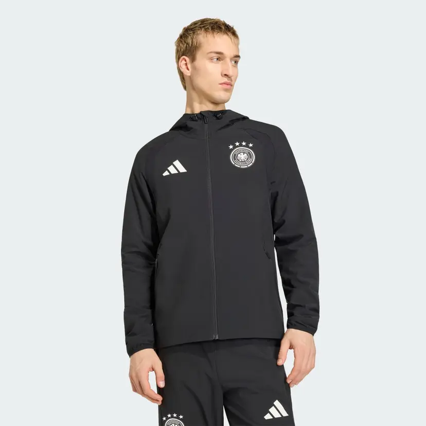 Adidas Tyskland Tiro Travel Full Zip Vindjakke