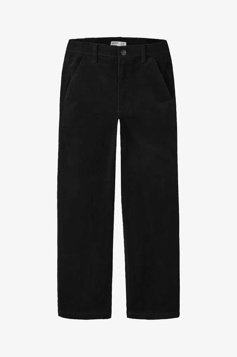NAME IT Manchester-bukser Nkmben Skater Cord Pant 2908-Qd - Svart