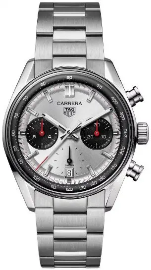 TAG Heuer TAG Heuer Herreklokke CBS2216.BA0041 Carrera Sølvfarget/Stål Ø39 mm