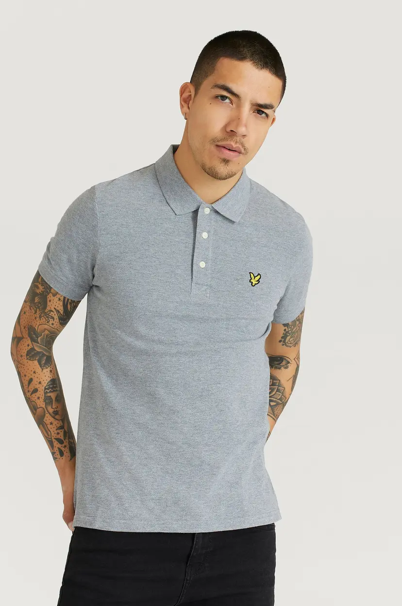 Lyle & Scott Pikétrøye Plain Polo Shirt - Grå