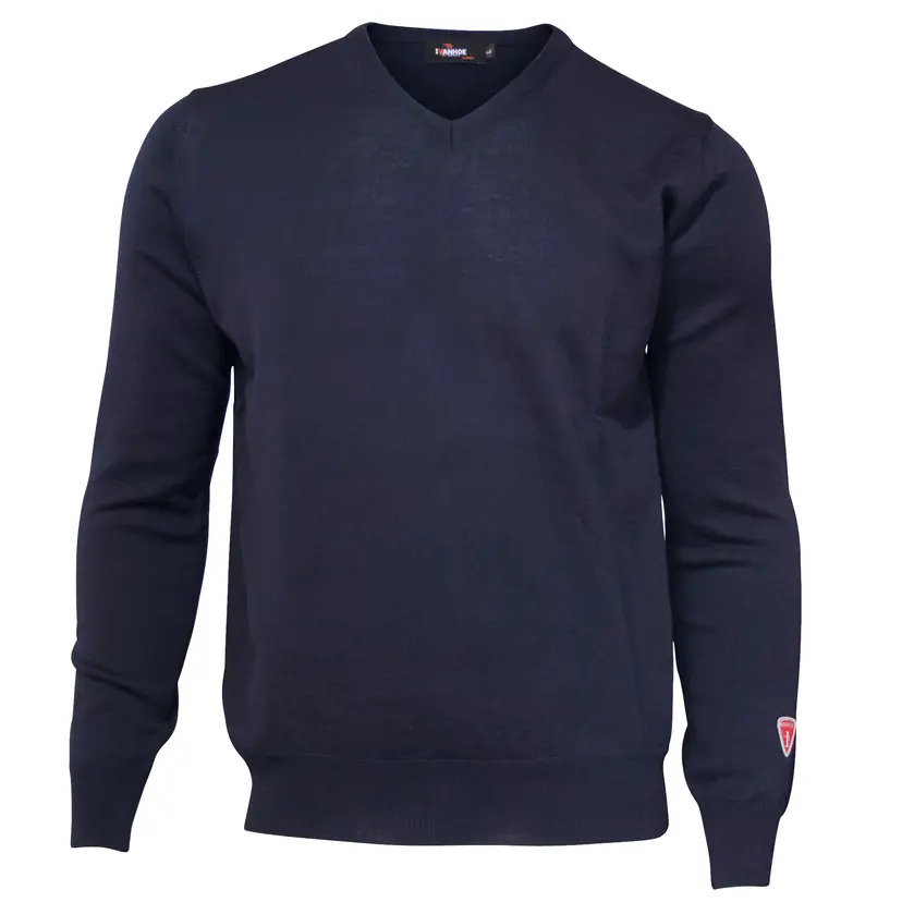 Ivanhoe Ivanhoe Men's Cashwool V-Neck Navy