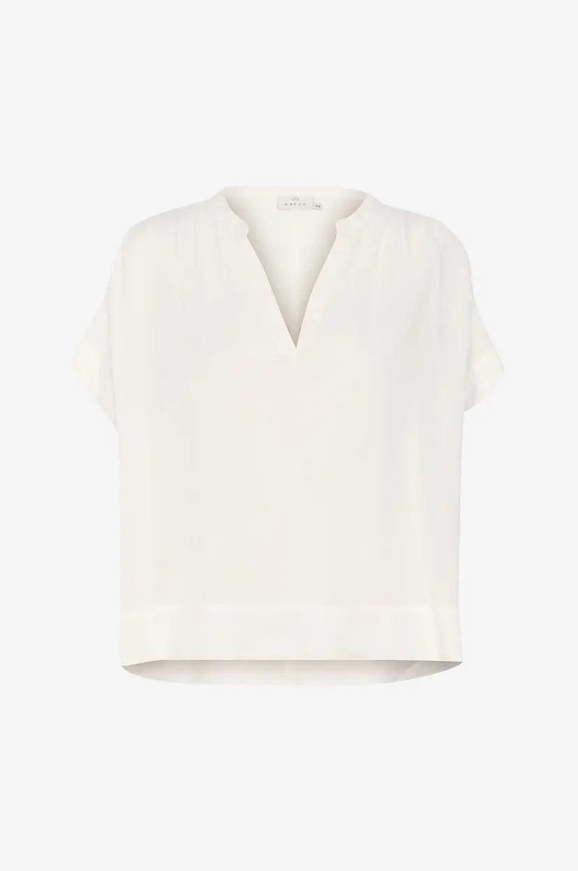 Kaffe Bluse kaMilia Wing SL Blouse - Hvit