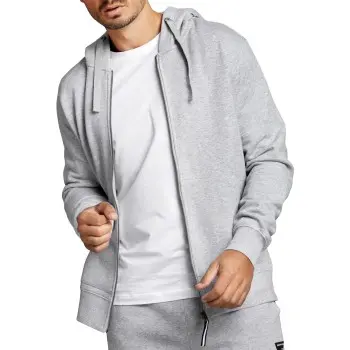 Björn Borg Björn Borg Centre Zip Hood Lysgrå Large Herre