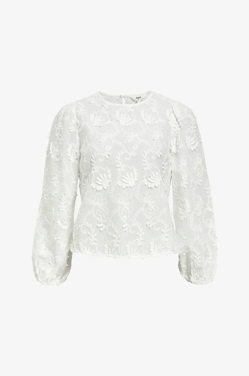 Object Collectors Item Bluse objMya Re L/S - Hvit