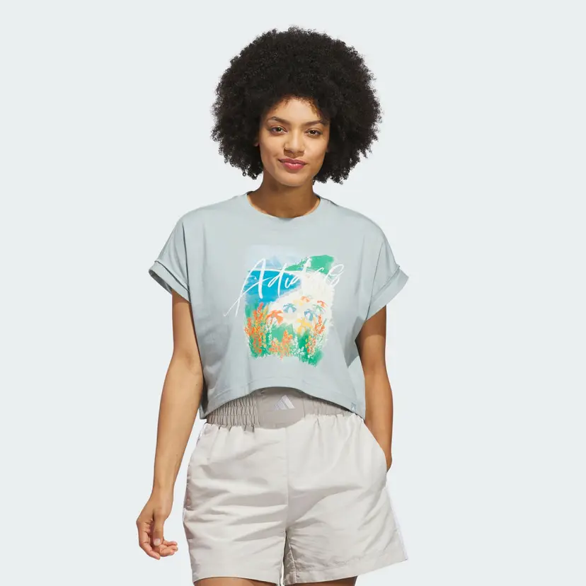 Adidas SUMMER ROMANCE GRAPHIC T-SKJORTE