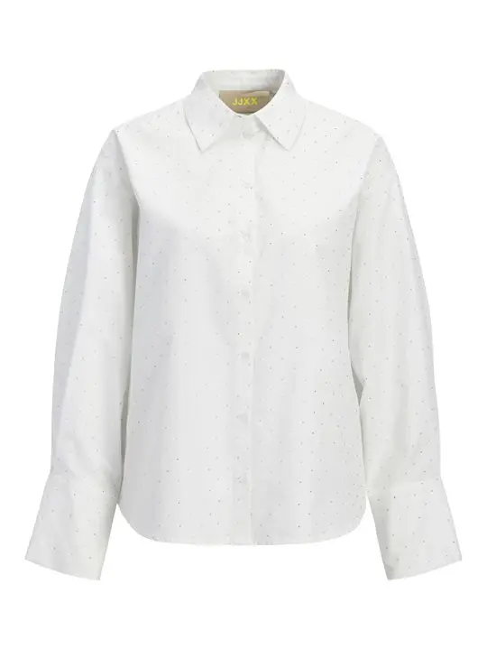 JJXX JJXX - Bella RLX Shine LS Shirt - Blanc de Blanc