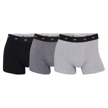 CR7 Cristiano Ronaldo CR7 Cristiano Ronaldo 3P Bamboo Trunks Svart/Grå XX-Large Herre