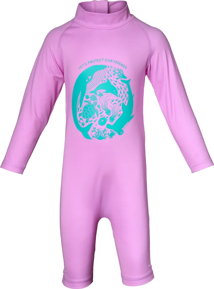 Isbjörn Of Sweden Isbjörn of Sweden Kids' Dolphine Sun Jumpsuit Bubblegum