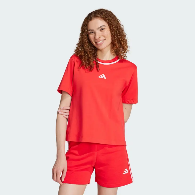 Adidas Essentials Color Pop Cotton T-Shirt