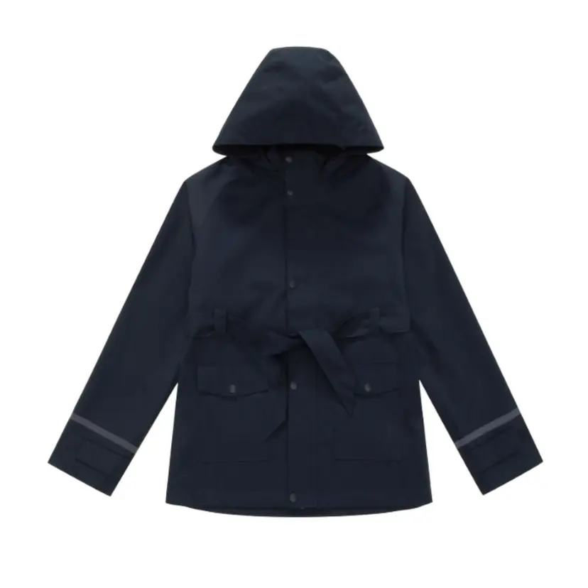 Woolland WoolLand - Regnjakke Florø Girl Dark Blue