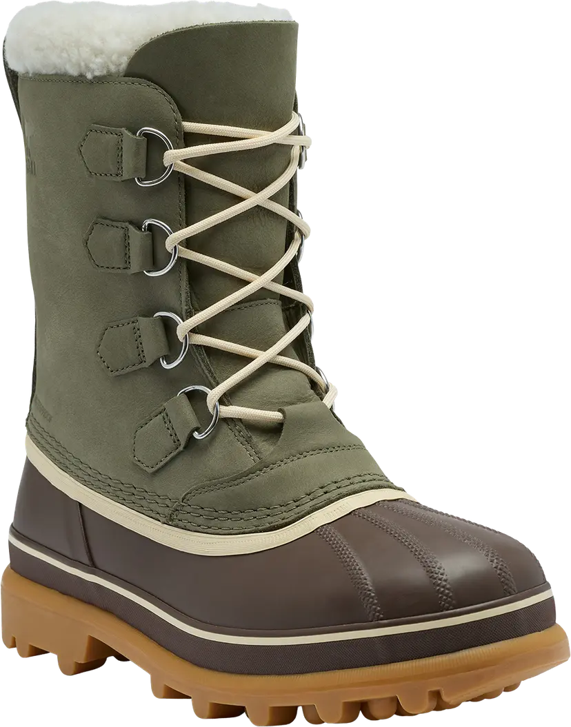 Sorel Sorel Men's Caribou Boot Stone Green, Tobacco