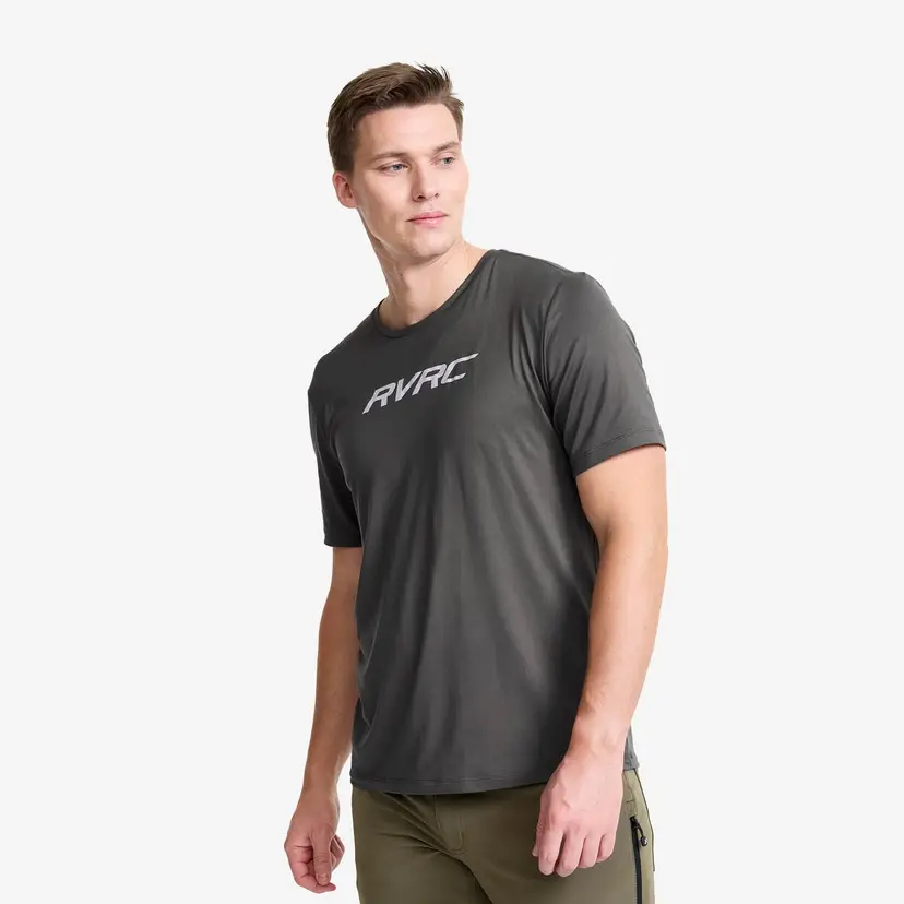 RevolutionRace Mission Logo T-shirt Herre Magnet