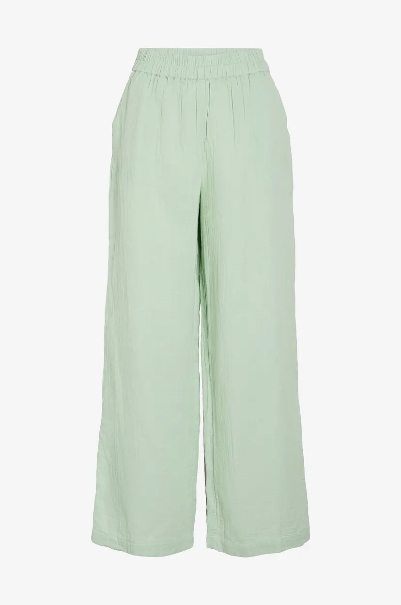 Vila Bukser viLania HW Wide Pants - Grønn