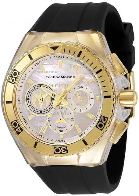 Technomarine Technomarine Herreklokke TM-120022 Cruise California Hvit/Gummi