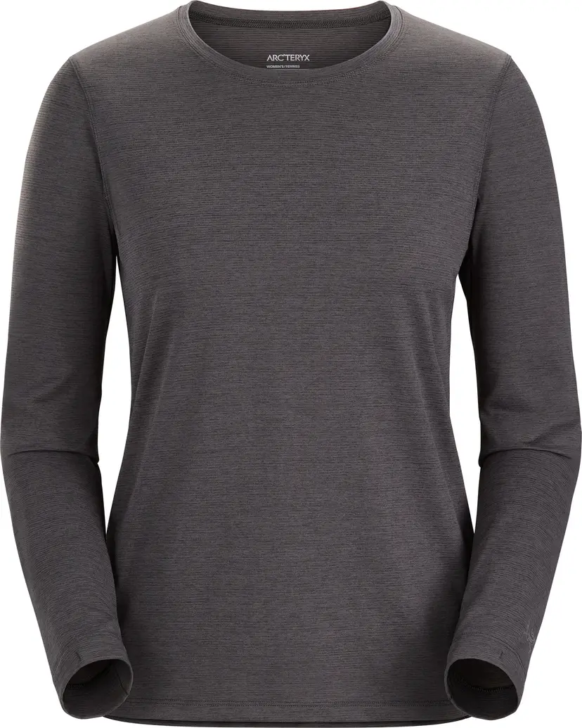 Arcteryx Arc'teryx Women's Taema Crew Longsleeve Black Heather