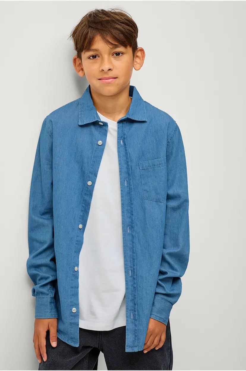 Ellos Collection Denimskjorte David - Blå