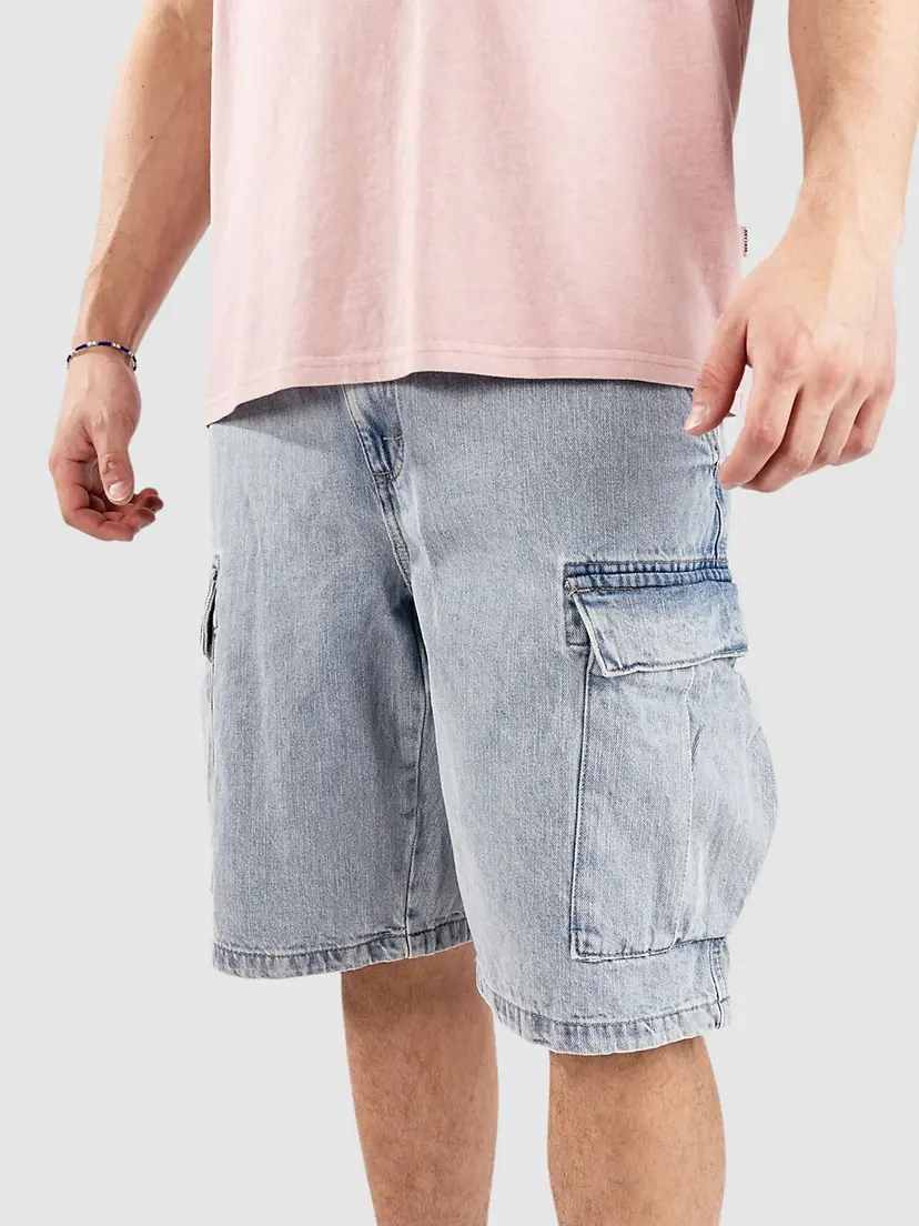 Empyre Empyre Sk8 Cargo Denim Shorts svart