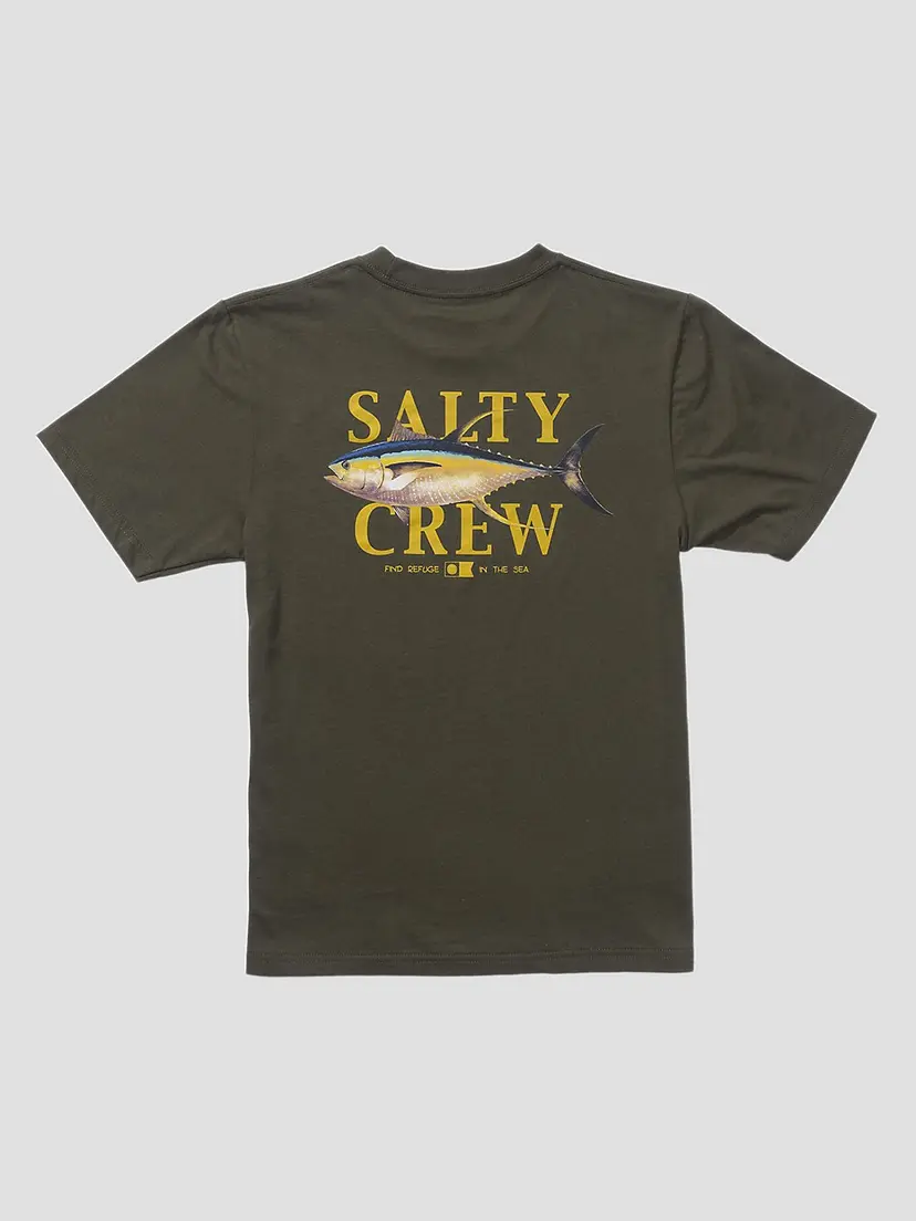 Salty Crew Salty Crew Yellowfin Kids T-skjorte grønn