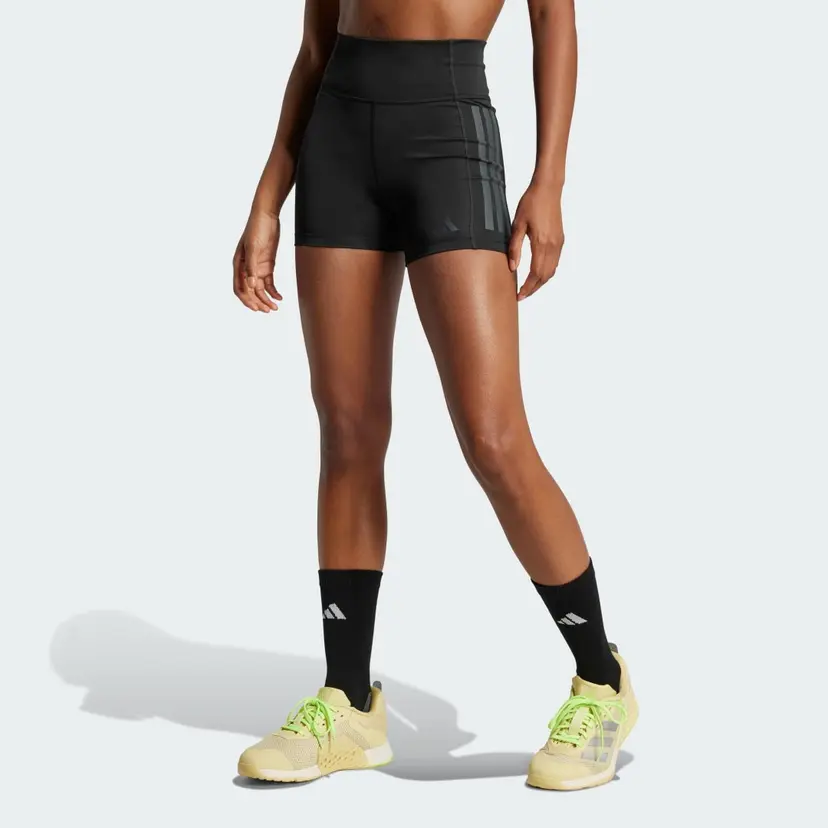 Adidas Optimé 3-Stripes 1/4 Short Tights