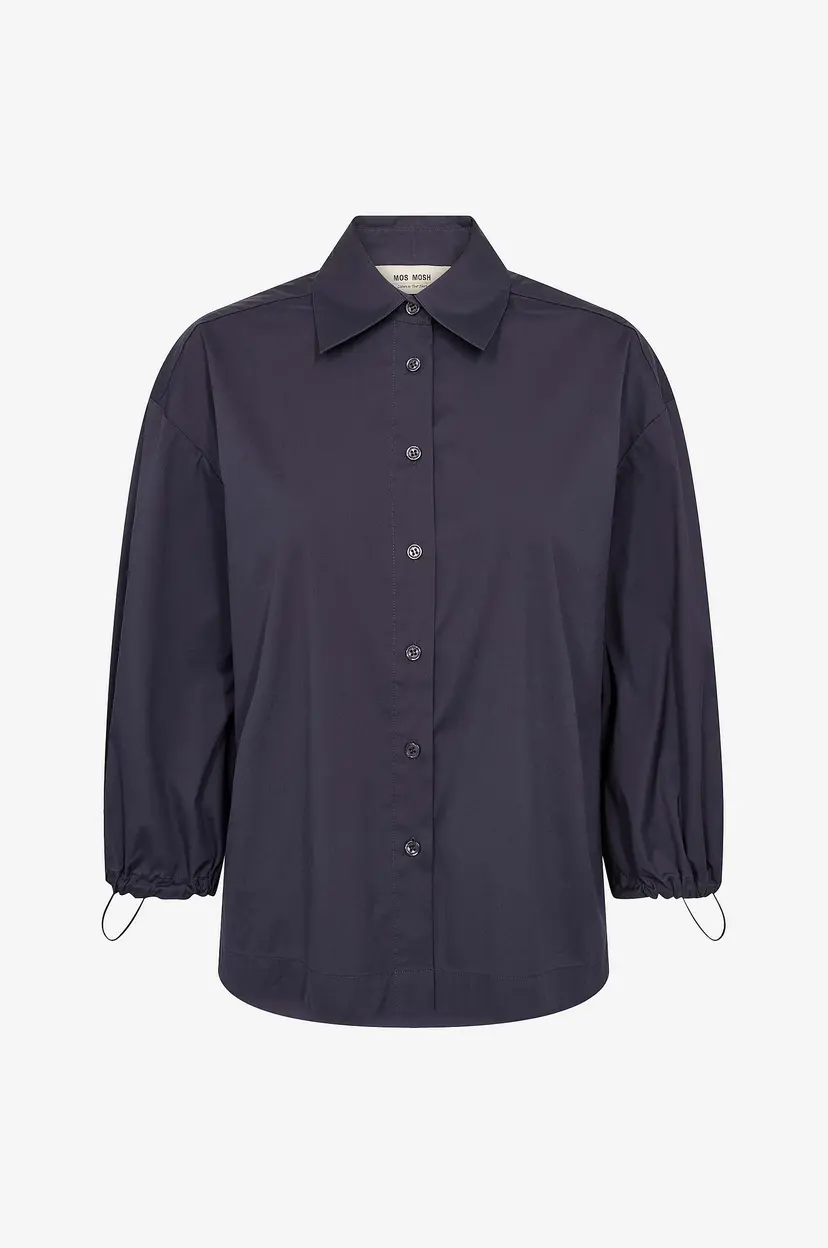 Mos Mosh Skjorte MMVinita 3/4 Shirt - Blå