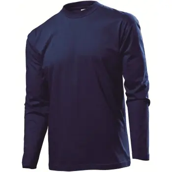 Stedman Stedman Classic Long Sleeve Men Marine bomull Herre