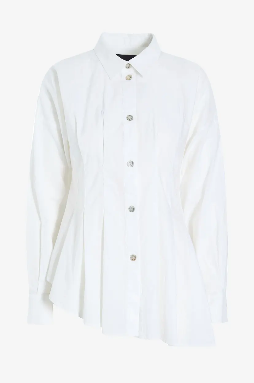 Bitte Kai Rand Skjorte Core Cotton - Hvit
