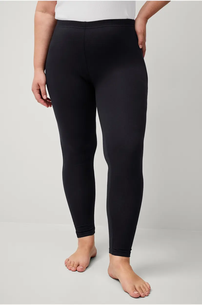 Ellos Plus collection Leggings med høy midje - Svart