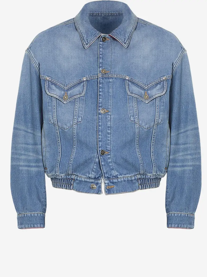 Versace Versace Denimjakker – Blå